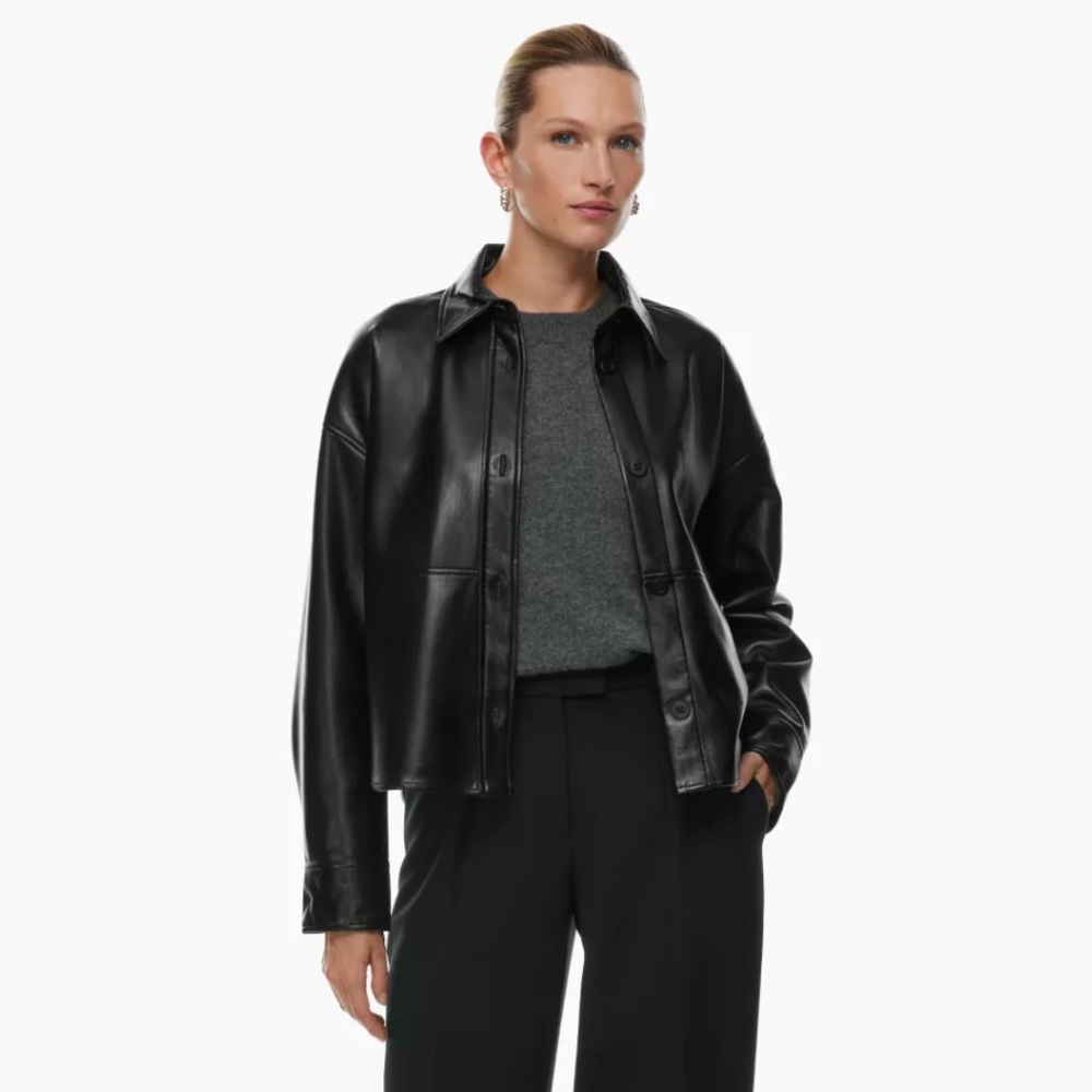 Aritzia Babaton Pelli Hip Shirt Jacket NWT
